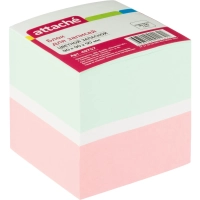 Блок для записей ATTACHE запасной 9х9х9 цветной блок 80г