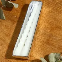 Набор свечей витых, 1.5&times;15 см, 2 шт., белый