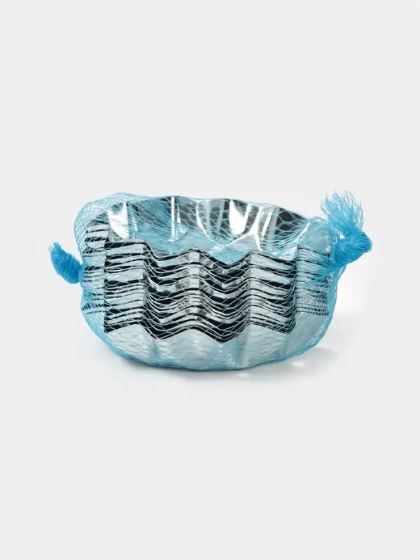 Форма для выпечки печенья, d=9.6 см, h=2 см, жесть, серебристая