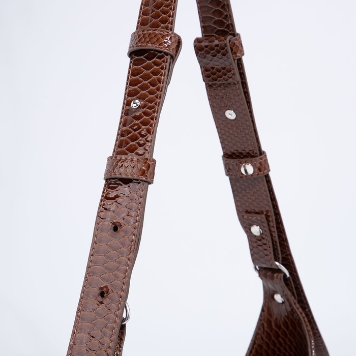 Сумка женская на молнии, цвет коричневый Сумка женская на молнии, цвет коричневый