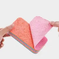 Салфетка многослойная для уборки из микрофибры MicroPVA, 12&times;7 см, 12 слоев