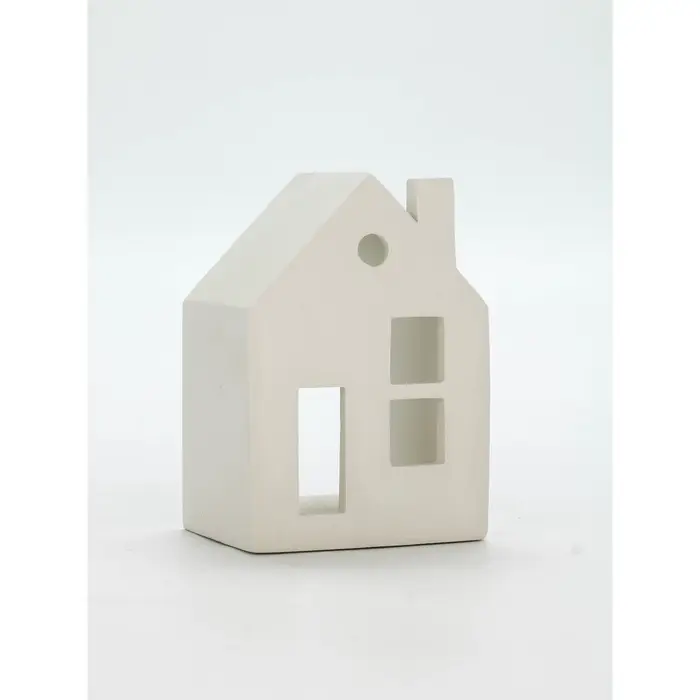 Подсвечник домик "Белый" в коробке, 11 х 5,5 х 7,5 см