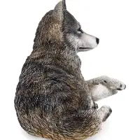 Садовая фигура из полистоуна &laquo;Волчица&raquo;, 43&times;44&times;65 см