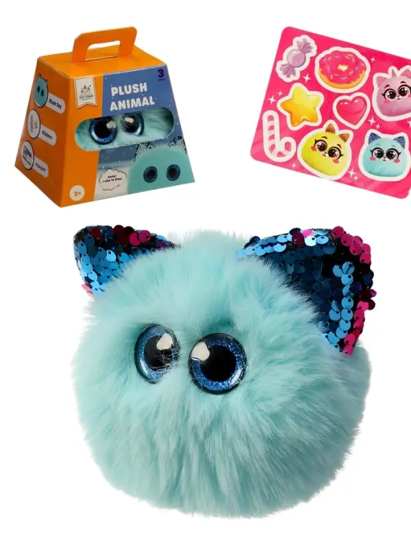 Puffy fluffy "Dotty" pet toy