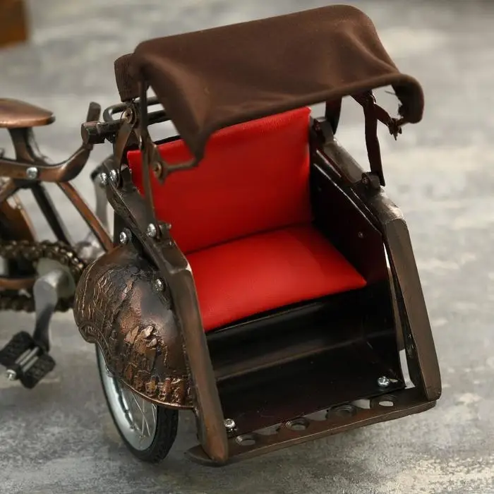 Сувенир из нержавеющей стали «Велосипед с каретой», 27×12×19 см Сувенир из нержавеющей стали «Велосипед с каретой», 27×12×19 см