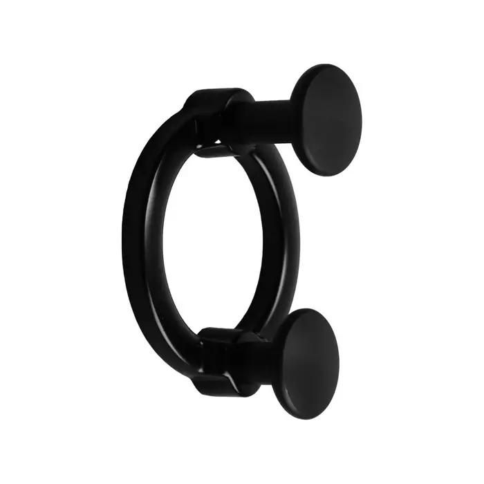 Крючок мебельный CAPPIO BELLO, двухрожковый, цвет черный