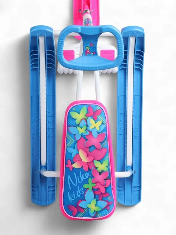 Снегокат "Тимка спорт 1+" с бабочками 3D ТС1+/БО