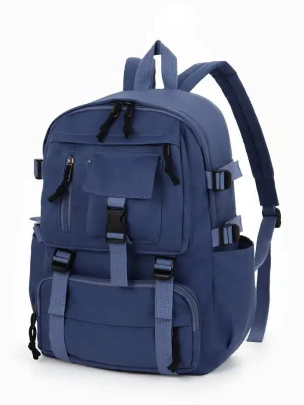 Рюкзак 31*12*42 см, 1 отд, 8 н/карм, синий