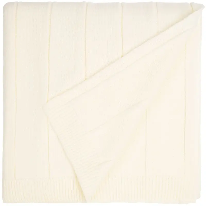 Плед Bambolay, молочно-белый