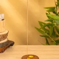 Подставка под благовония "Будда" 7 см, дерево шишам