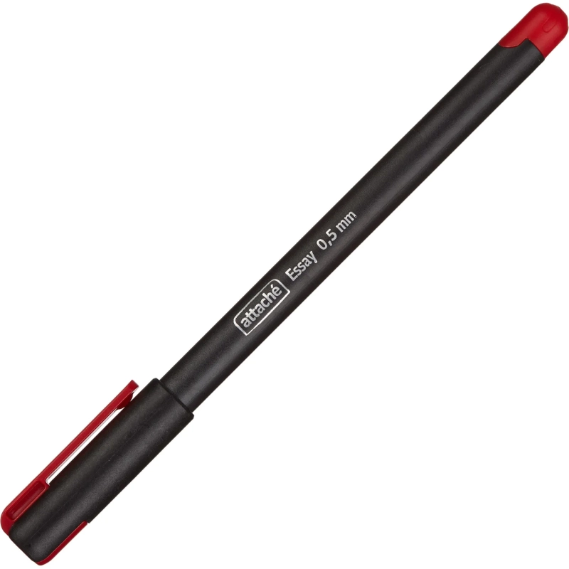 Ручка шариковая неавтомат. Attache Essay, 0,5мм,масл,красный