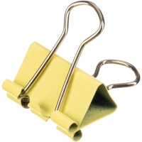 Зажимы для бумаг ассорти цветн (19мм,25мм,32мм), 12шт/уп Attache,пласт.бок