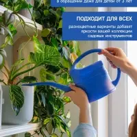 Лейка с длинным носиком, 1.3 л, без рассеивателя, носик d=14 мм, МИКС