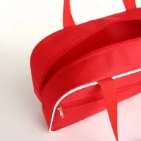 Сумка спортивная женская, TEXTURA, маленький размер, цвет красный