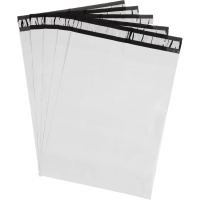 Курьер-пакет ПВД без печати, без КСД, размер 300x400+40, 45 мкм, 25 шт/уп