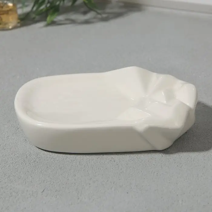 Мыльница "Белая", 12 х 8,5 см