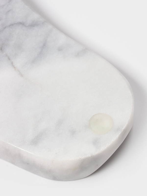 Подставка под ложку из мрамора Подставка под ложку из мрамора "Marble", цвет белый