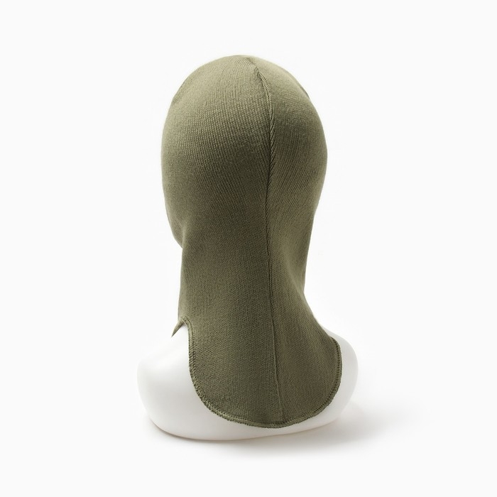Шапка-шлем для мальчика, цвет хаки, размер 42-46 Шапка-шлем для мальчика, цвет хаки, размер 42-46