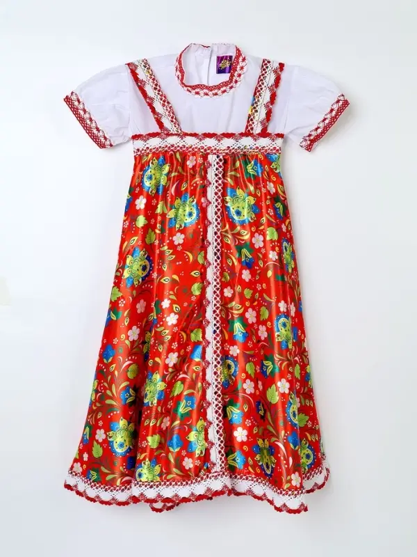 Карнавальный набор "Милая Настенька" рост 110-116, красный