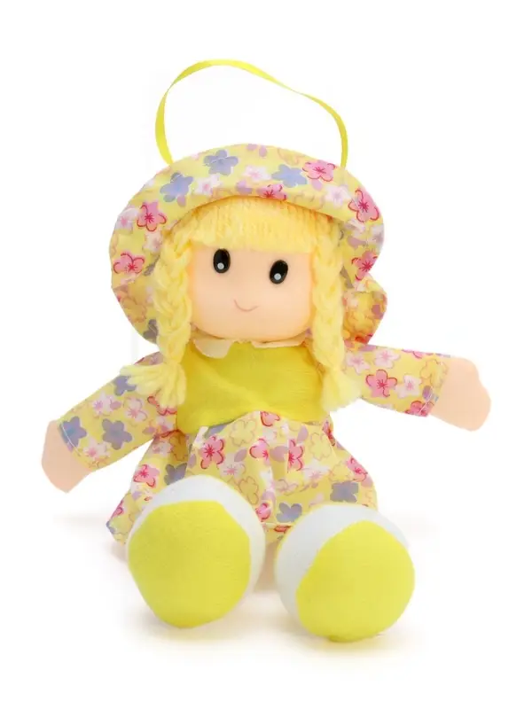 Мягкая игрушка &laquo;Кукла&raquo;, в шляпке и платьишке, цвет МИКС