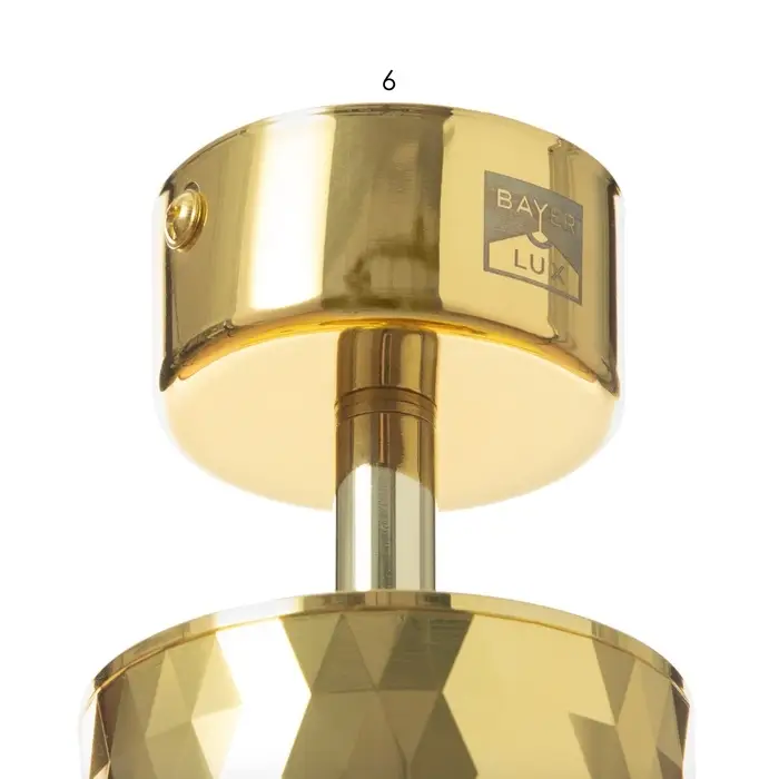 Спот &laquo;Андри&raquo; GU10 золото 7.5&times;7.5&times;20 см