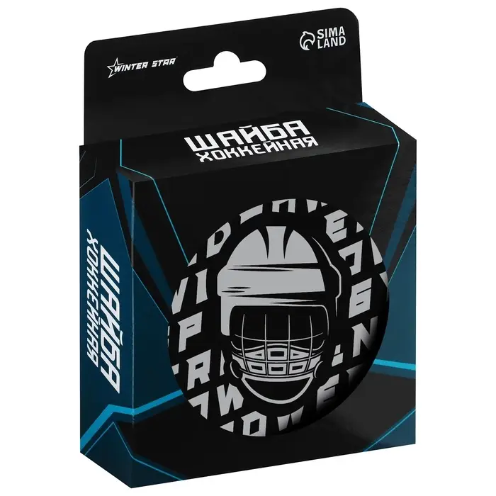 Шайба хоккейная Winter Star, взрослая, d=7.6 см