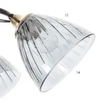 Светильник потолочный BayerLux &laquo;Сальма&raquo;, люстра 5хЕ27, 40 Вт, чёрный, 58&times;58&times;24 см