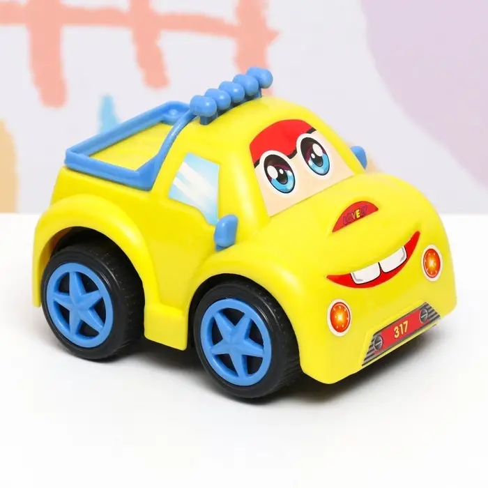 Машинка пластиковая «Мультяшка», легковая, МИКС