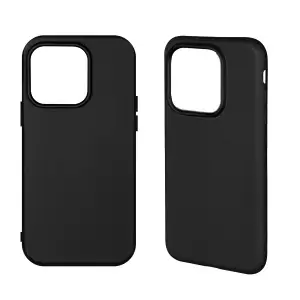 Чехол для iPhone 15 Pro TPU матовый черный