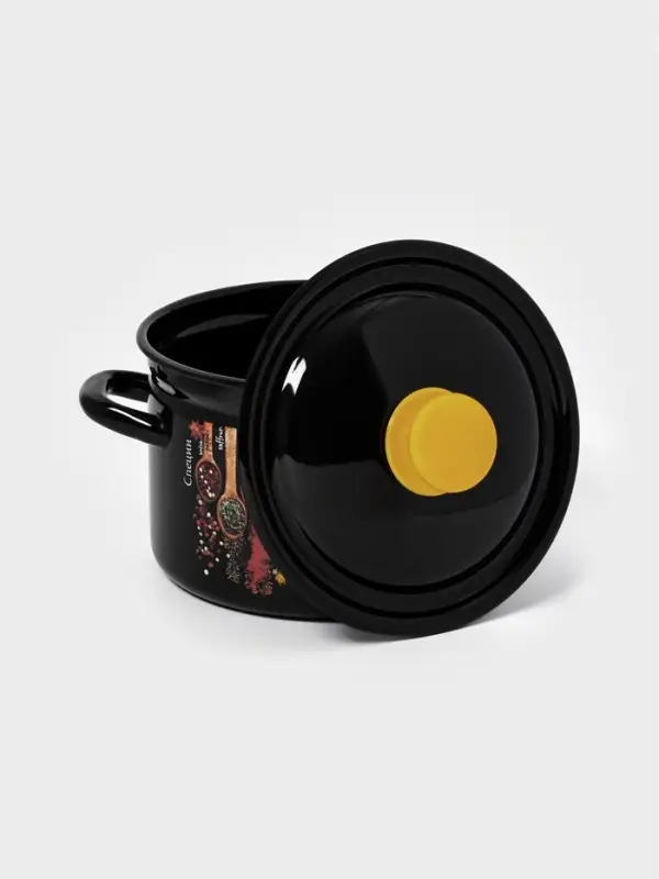 Кастр.цил.борт. 3л (корич.)Карри