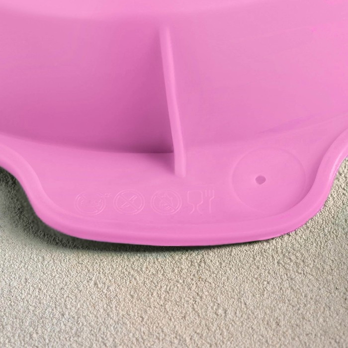 Форма для выпечки Доляна «Круг с ручками», силикон, 26×29×4,5 см, внутренний размер d=24 см, цвет розовый Форма для выпечки Доляна «Круг с ручками», силикон, 26×29×4,5 см, внутренний размер d=24 см, цвет розовый