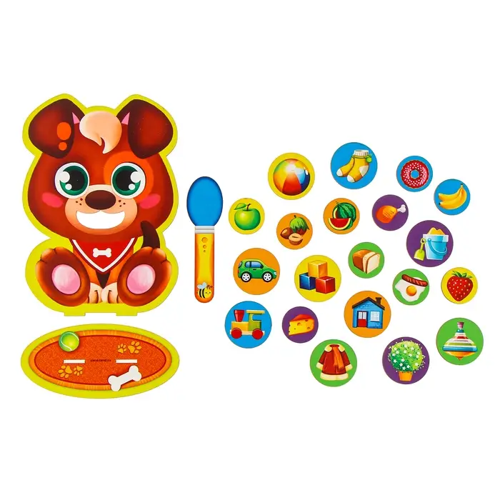 Настольная игра Лесная мастерская &laquo;Накорми меня. Щенок&raquo;, 10 фишек