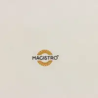 Блюдо фарфоровое сервировочное с бортиком Magistro Poursephona, d=25.5 см, бежевый