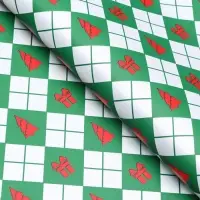 Пленка упаковочная для цветов, «Новогодний калейдоскоп», зелёная 56 см×56 см