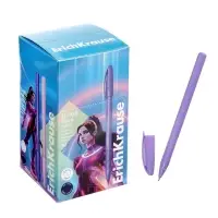 Ручка шариковая ErichKrause. U-108 Pastel Stick, синий стержень, узел 1 мм, МИКС