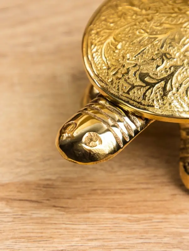 Сувенир шкатулка &laquo;Черепаха с цветочным узором&raquo;, латунь, 12&times;7&times;4.5 см