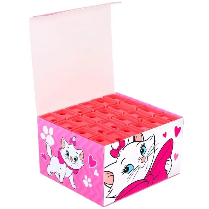 Точилка пластиковая прямоугольная, «Коты аристократы»