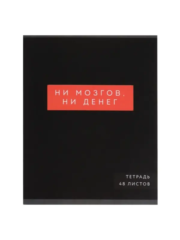 Тетрадь 48 листов в клетку, Calligrata &laquo;Надпись-1&raquo;, МИКС