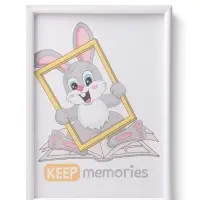 Фоторамка для фото 21&times;30 см Keep memories, Nora, пластик, белый
