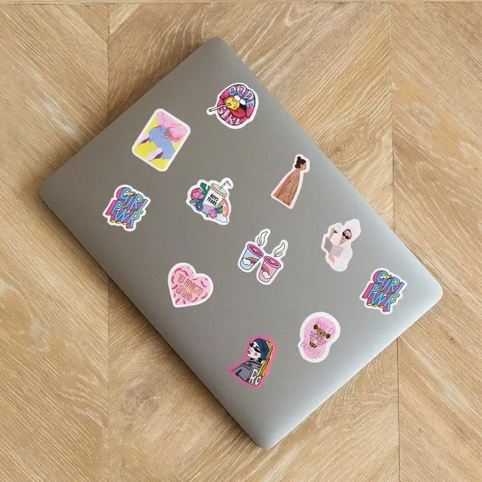 Наклейки-стикеры, набор,Girl power, 7 х 6 см, 10 шт