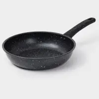 Сковорода Доляна Black Rock, d=26 см, ручка софт тач, антипригарное покрытие, чёрная