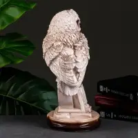 Фигурка гипс &laquo;Сова с книгой на подставке&raquo;, 18&times;21&times;34 см, состаренная