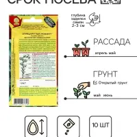 Семена Огурец "Круглый урожай" F1, ц/п,  10 шт