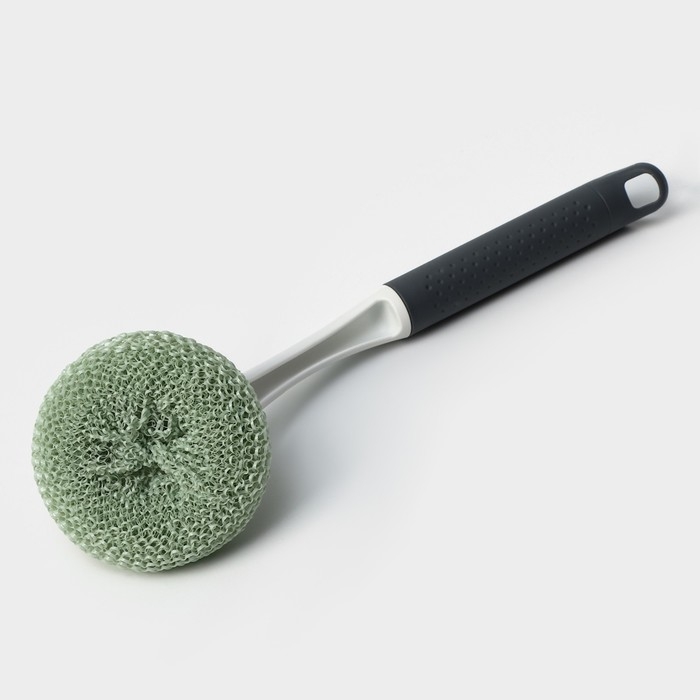 Щётка для мытья посуды с пластиковой губкой Raccoon Breeze, 30×6 см Щётка для мытья посуды с пластиковой губкой Raccoon Breeze, 30×6 см