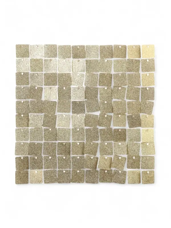 Панель с пайетками для фотозоны 30*30 см золото с блёстками Панель с пайетками для фотозоны 30*30 см золото с блёстками