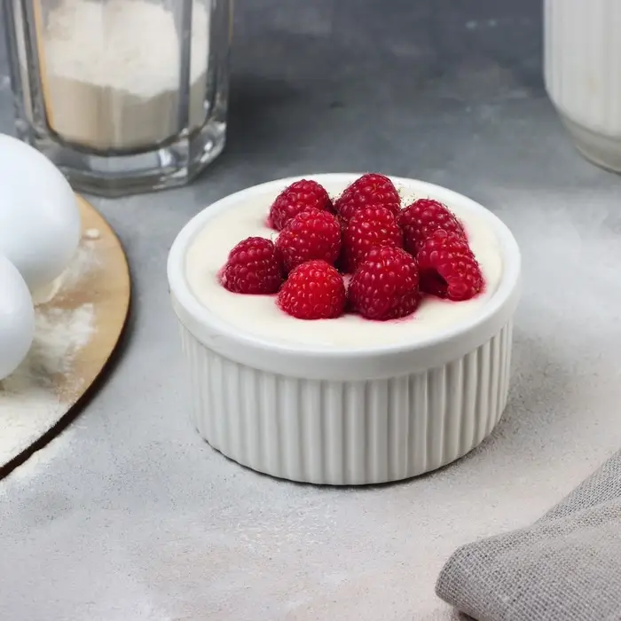 Рамекин керамический «Кушай», 9.5 х 4.5 см, 200 мл, цвет белый Рамекин керамический «Кушай», 9.5 х 4.5 см, 200 мл, цвет белый