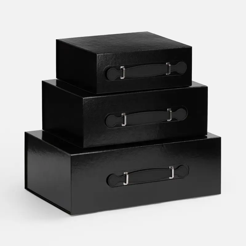 Коробка складная Holdfold, M, черная