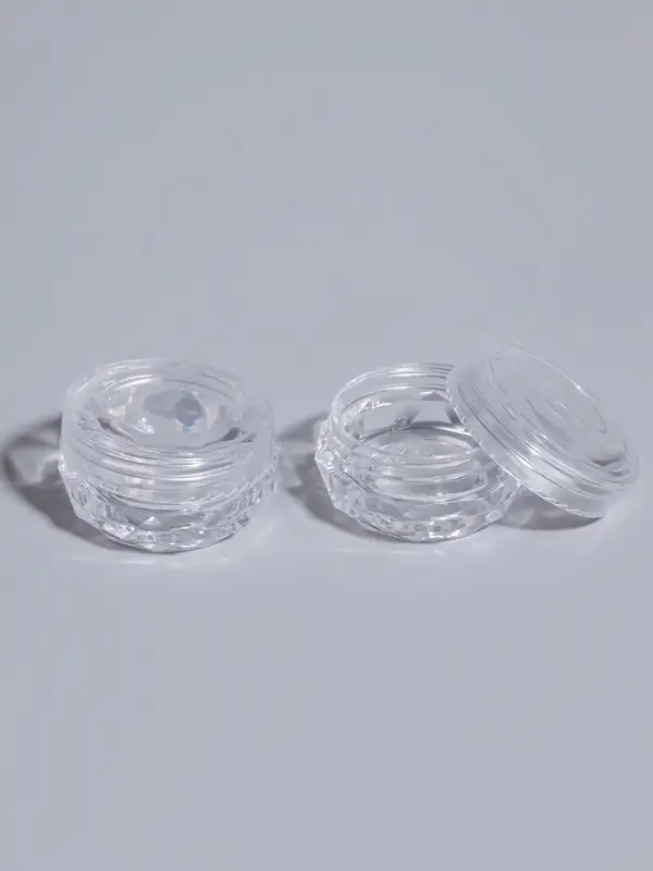 Баночки для хранения, 5/10 мл, 3 предмета, прозрачные