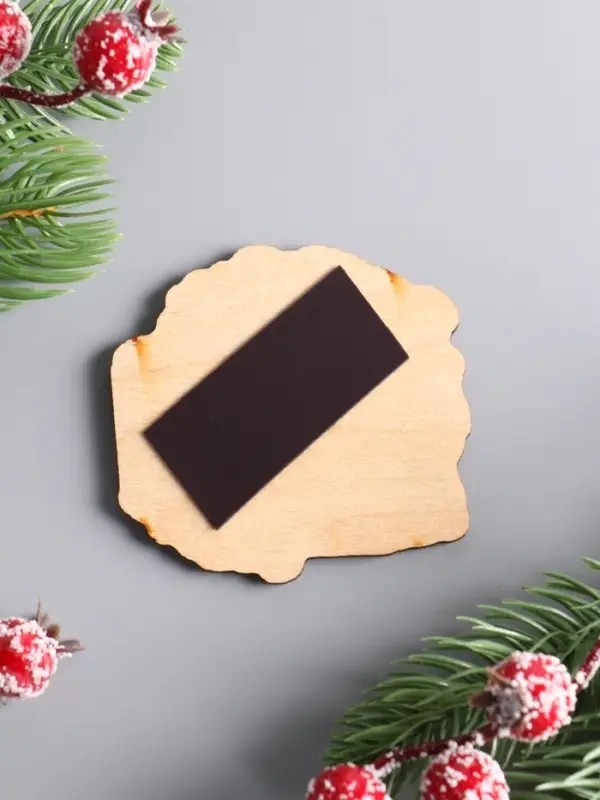 Магнит новогодний 2026 «Весёлого Нового Года», размер магнита 7×6.5 см