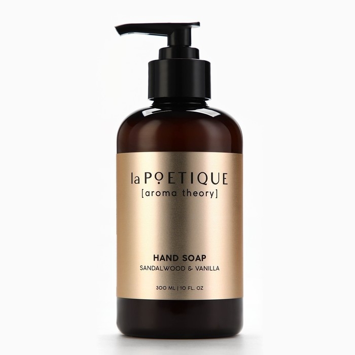 Мыло для рук, 300 мл, аромат сандала и ванили, LA POETIQUE Мыло для рук, 300 мл, аромат сандала и ванили, LA POETIQUE